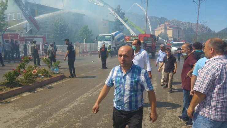Konya’da Silah Fabrikasında Büyük Yangın
