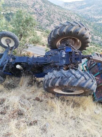 Gercüş’te Traktör Devrildi: 1 Yaralı