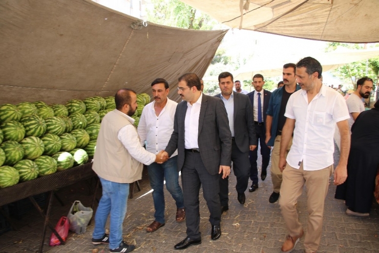 Canpolat Pazarcı Esnafı İle Buluştu