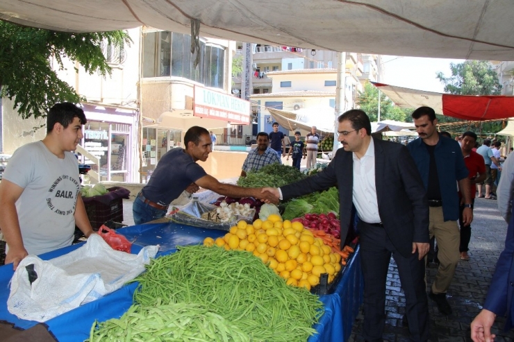 Canpolat Pazarcı Esnafı İle Buluştu