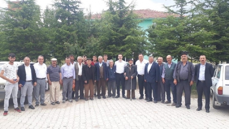 Çavdarhisar Kaymakamı Akbulut Emniyet Binası Ve Köylerde İncelemelerde Bulundu