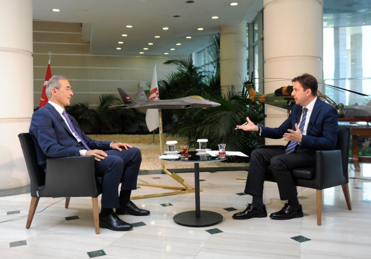 Savunma Sanayii Başkanı Demir, İhlas Medya Ankara Temsilcisi Yaşar’ın Sorularını Yanıtladı