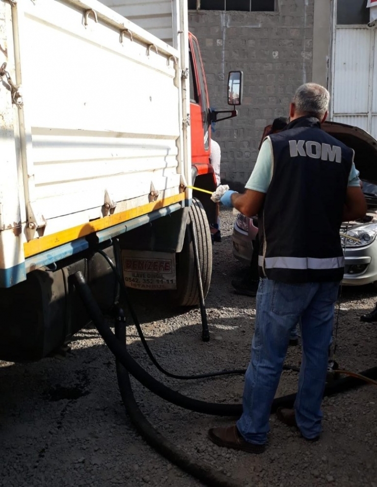 Kayseri’de Kaçak Akaryakıt Operasyonu