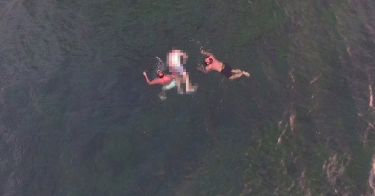 Denizde Boğulan Şahsın Yeri, ‘Drone’ İle Tespit Edildi