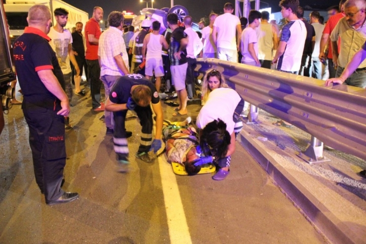 Kocaeli’de Meydana Gelen Kazada Ölü Ve Yaralıların Kimlikleri Belirlendi