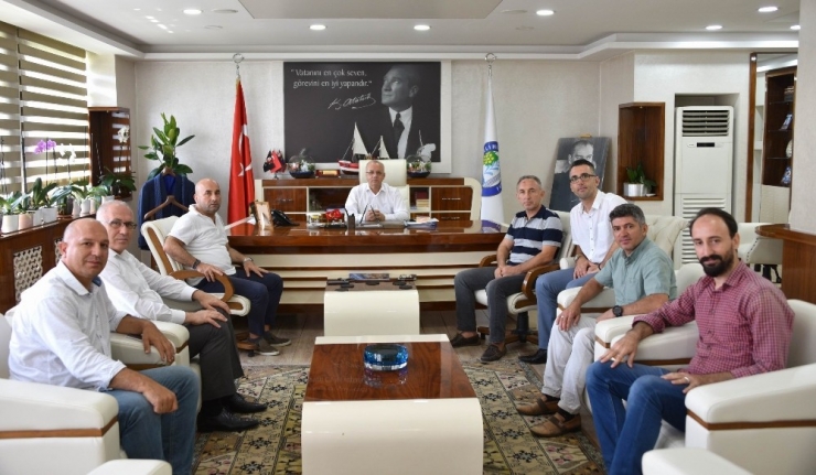 Başkan Kayda, Beşiktaşlı Halim Okta’yı Ağırladı