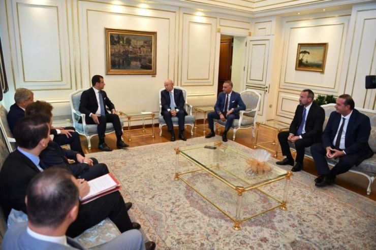 Nihat Özdemir’den İbb Başkanı İmamoğlu’na Ziyaret