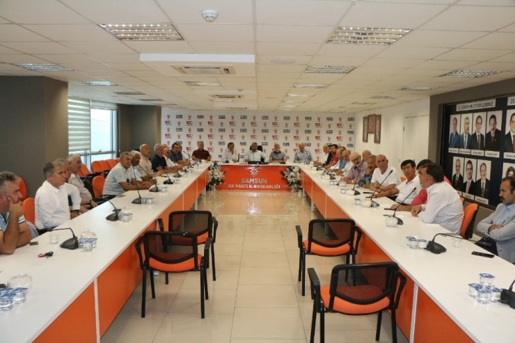 Ak Parti Samsun Teşkilatı Kurucu Teşkilatla Bir Araya Geldi