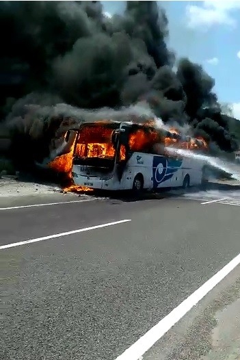 Balıkesir’de Otobüs Yangını: 5 Ölü