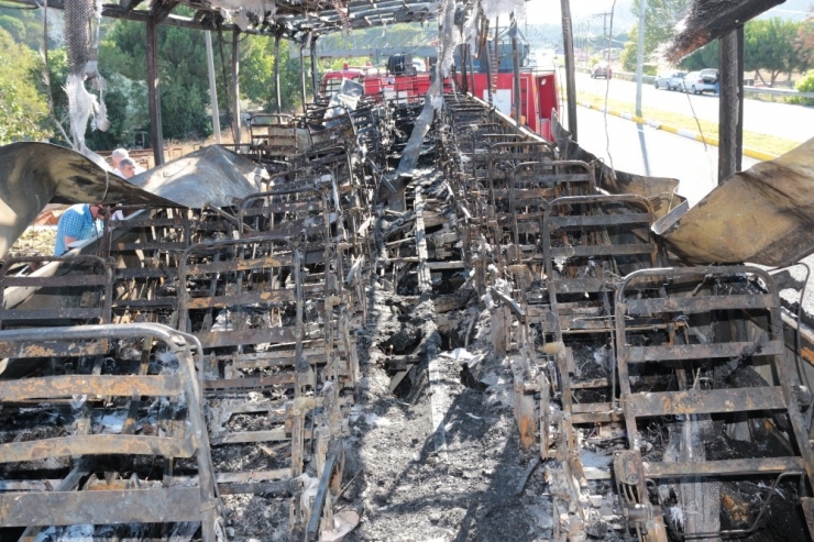 Balıkesir’de Yanan Otobüsün Son Hali