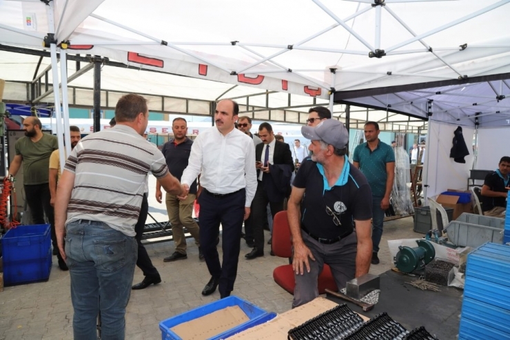 Başkan Altay’dan Yanan Silah Fabrikasında İnceleme