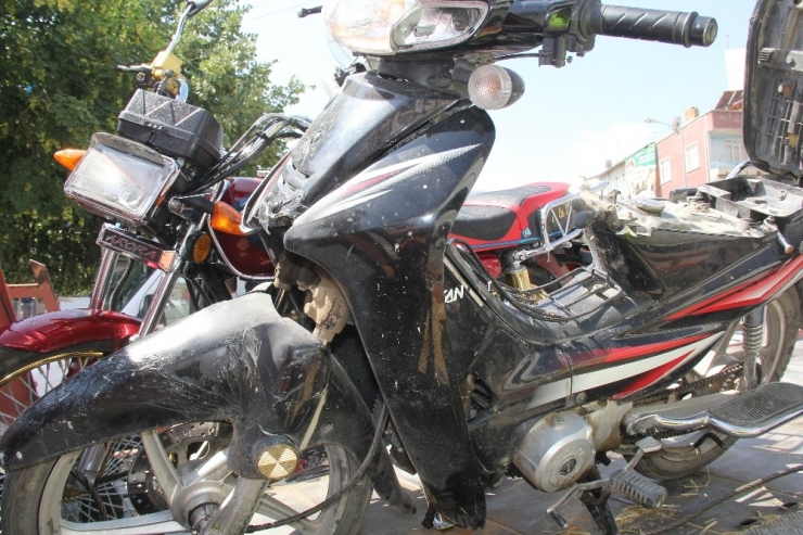 Şuhut’ta Motosiklet Kazası; 1 Yaralı