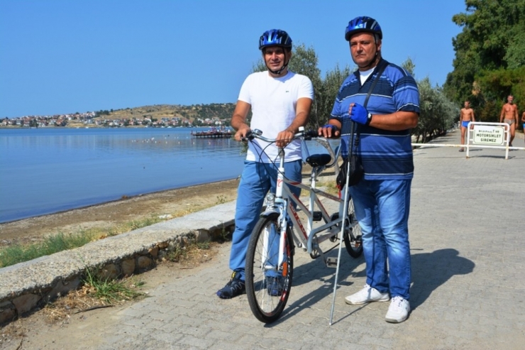 Ayvalık’ta Engelliler 1. Engelsiz Bisiklet Festivali’ne Hazırlanıyor
