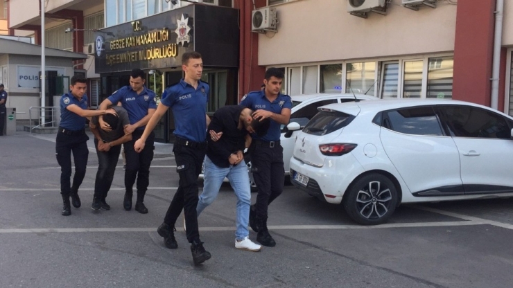 Gebze’de Tırların Akülerini Çalanlar Yakalandı