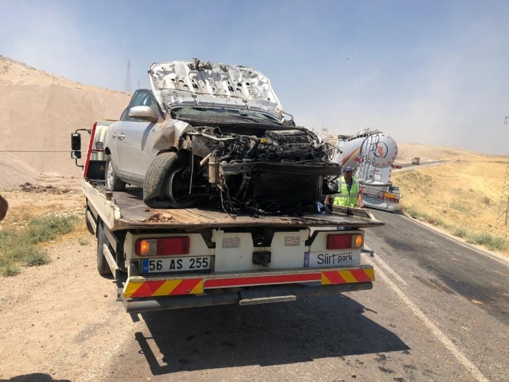 Siirt’te Trafik Kazası: 1 Yaralı