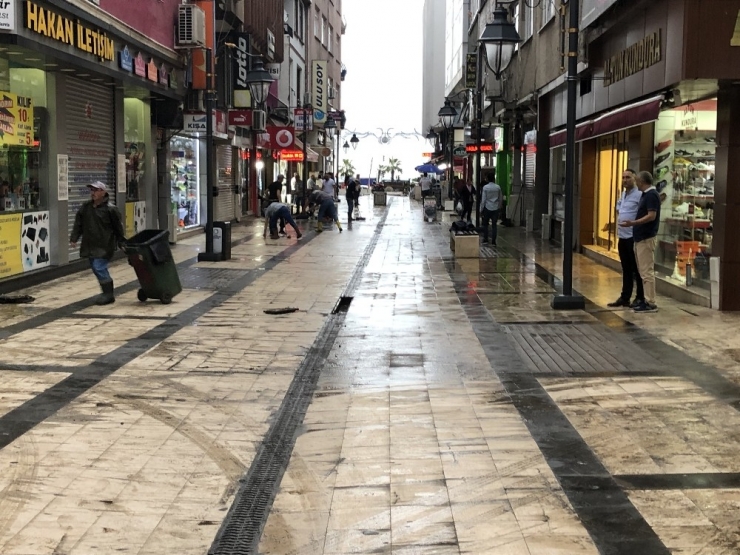 Fatsa’da Sağanak Etkili Oldu