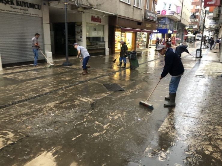 Fatsa’da Sağanak Etkili Oldu