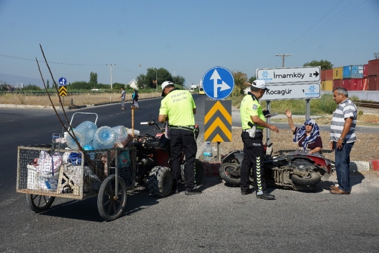 Aydın’da Motosikletler Çarpıştı; 2 Yaralı