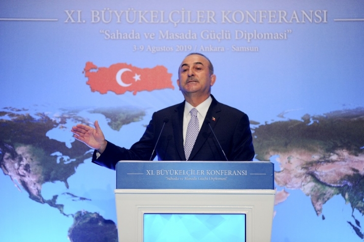 Bakan Çavuşoğlu,"terörle Mücadelede İki Yüzlülük Bitmeli" Dedi.