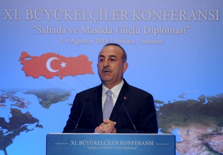 Bakan Çavuşoğlu,"terörle Mücadelede İki Yüzlülük Bitmeli" Dedi.