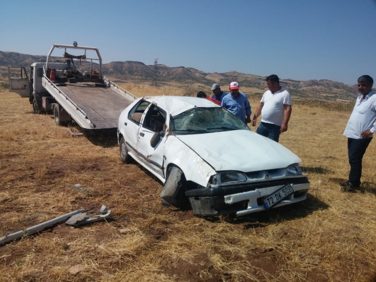 Kontrolden Çıkan Otomobil Takla Attı: 1 Ağır Yaralı