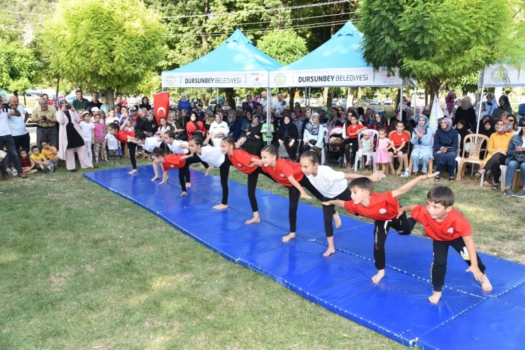 Dursunbey’de Çocuklar Spor Okulundan Mezun Oldu