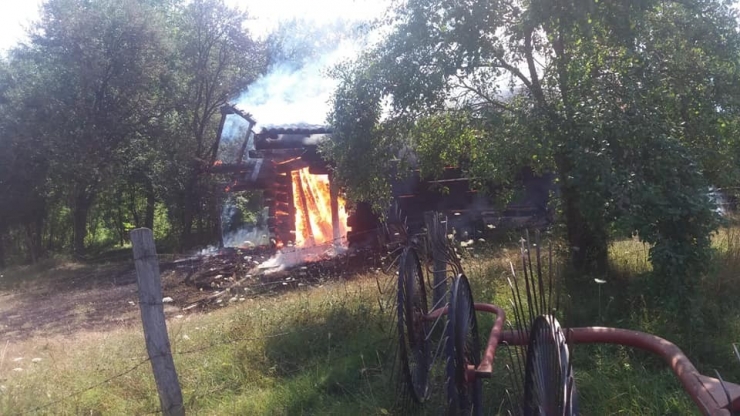 Daday’da Samanlık Yangını Korkuttu