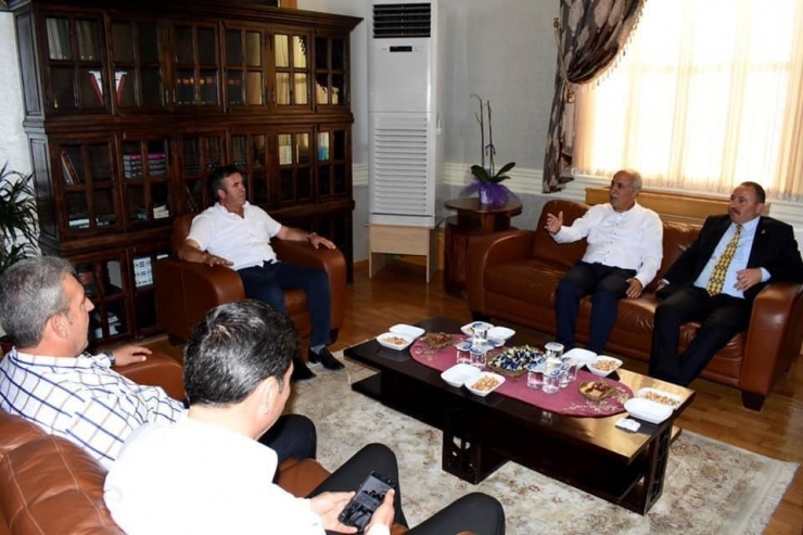Başkan Sever, Başkan Aydın İle Bir Araya Geldi