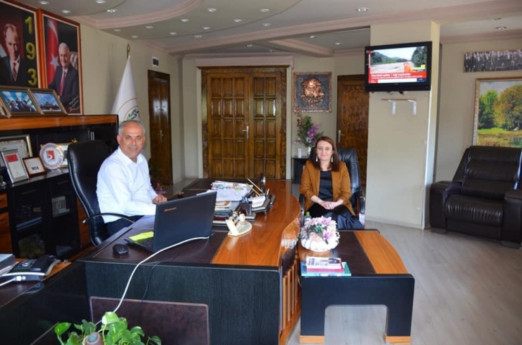 Bilecikspor Başkanı Avcı’dan Başkan Yaman’a Ziyaret