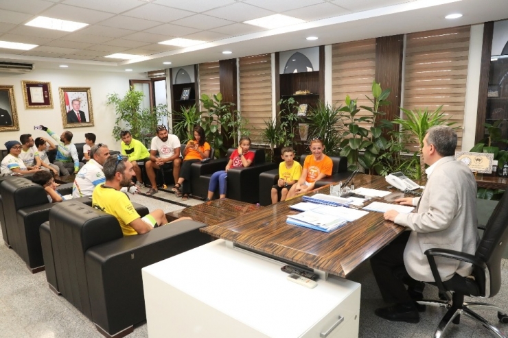 Beyazgül Bisiklet Tutkunlarını Ağırladı