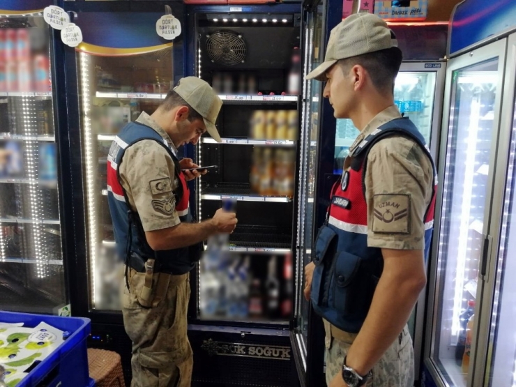 Jandarma Ekiplerinden Alkol Denetimi