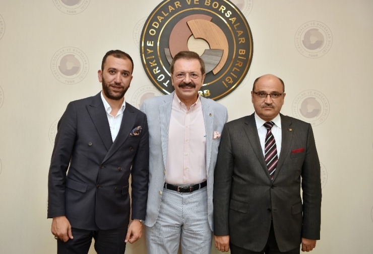 Celkanlı’dan Tobb Başkanı Rıfat Hisarcıklıoğlu Ziyaret