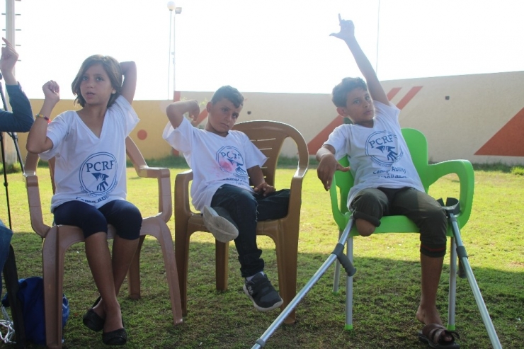 Gazze’de Ampute Çocuklar Unutulmadı