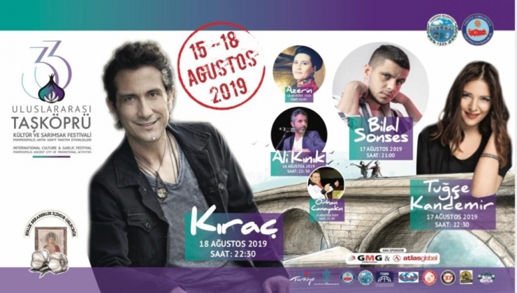 Taşköprü Sarımsak Festivali, 15 Ağustos’ta Başlıyor