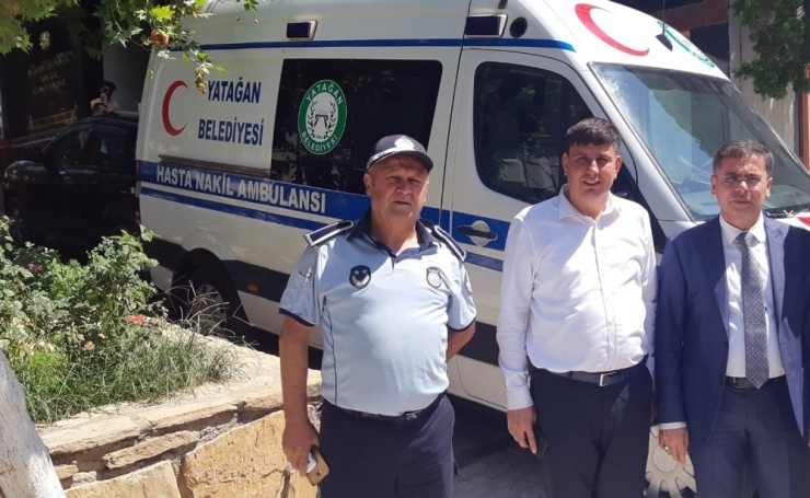 Yatağan Belediyesine Hasta Nakil Aracı