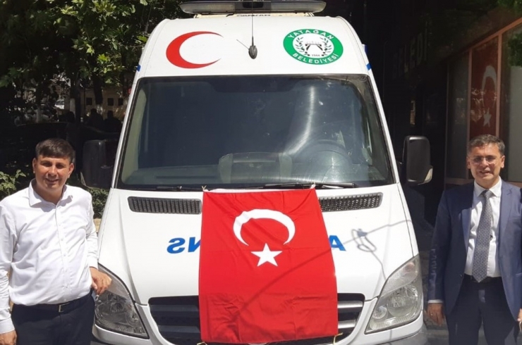 Yatağan Belediyesine Hasta Nakil Aracı