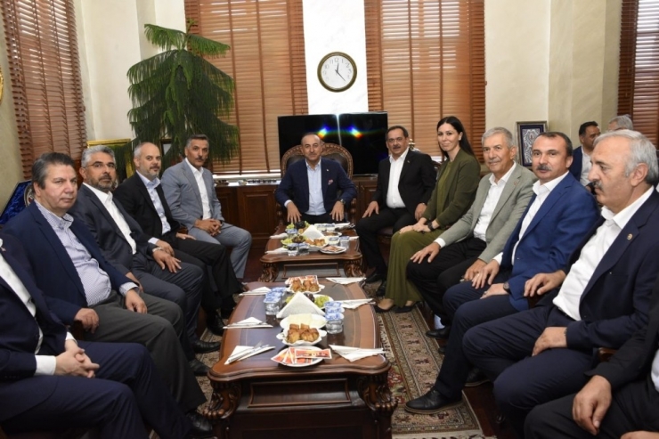 Bakan Çavuşoğlu’ndan Başkan Demir’e Övgü