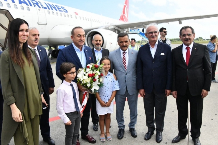 Dışişleri Bakanı Çavuşoğlu Samsun’da