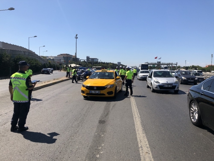 Kurban Bayramı Öncesinde Çamlıca Gişeler’de Sıkı Trafik Denetimi
