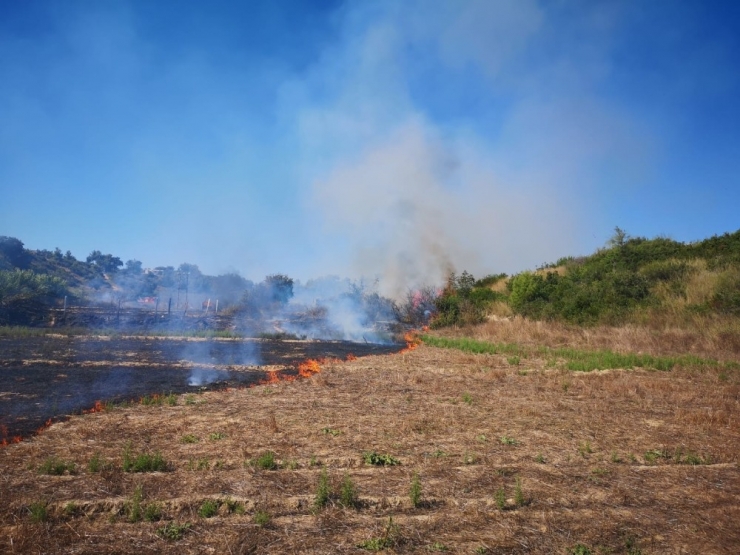 Mangal Yaparken Yangın Çıkardılar
