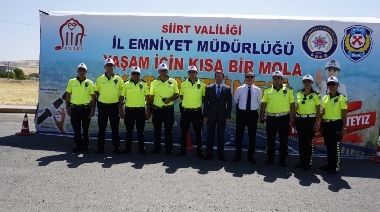 Siirt’te Sürücüler Yaşam Tüneli İle Bilgilendiriliyor