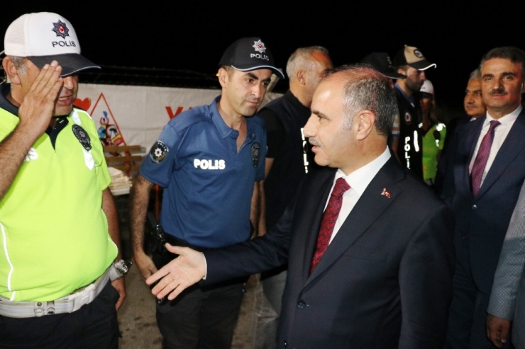 Emniyet Genel Müdürü Aktaş, Trafik Denetiminde