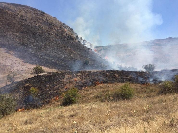 Sivas’ta Örtü Yangını