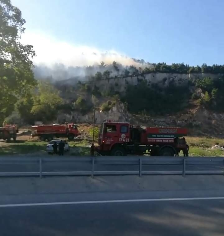 Biga’da Orman Yangını