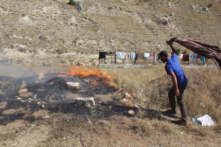 Sivas’ta 50 Dönüm Otluk Alan Yandı