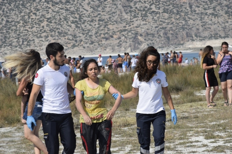 Salda Gölü’nde Bir Kişi Boğularak Yaşamını Yitirdi