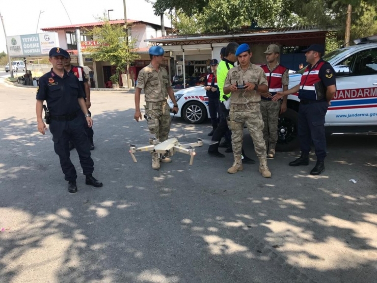 Jandarmadan Drone İle Trafik Denetimi