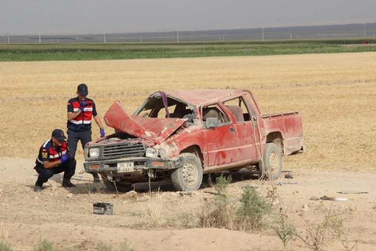 Karaman’da Kamyonet Devrildi: 1 Ölü, 4 Yaralı
