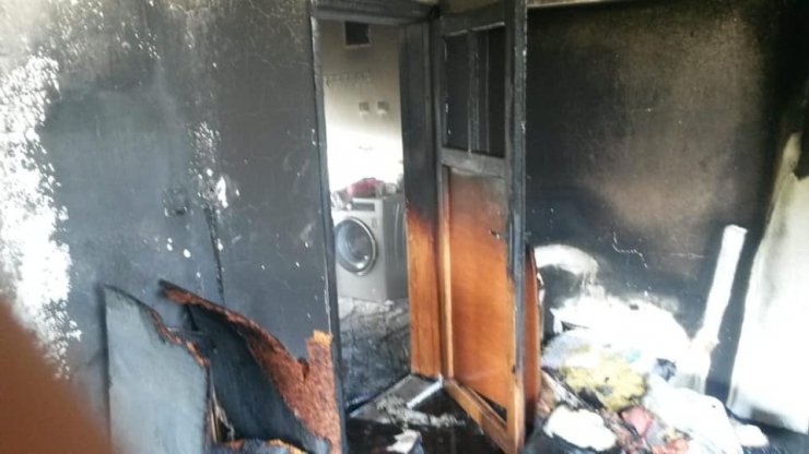 Besni’de Ev Yangını