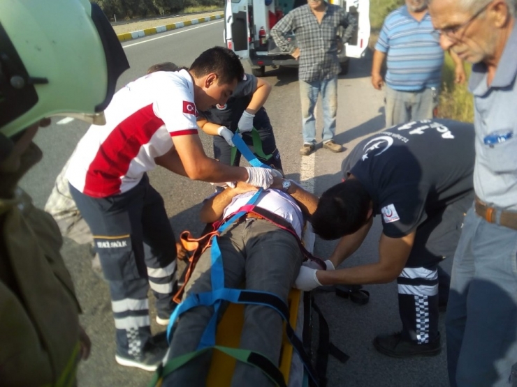 Havran’da Trafik Kazası: 1 Yaralı